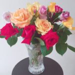 お客様から素敵なバラ🌹の花束を頂きました！