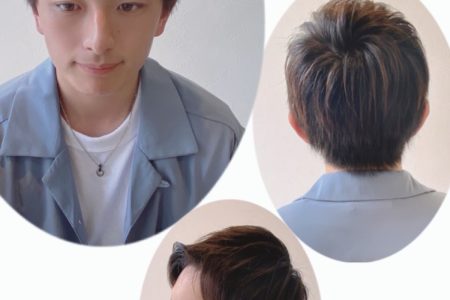 アップバングスタイル