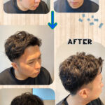 パーマをかけたお客様