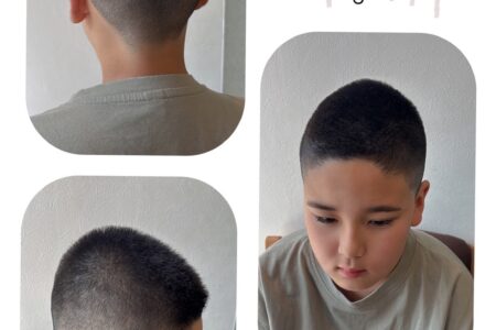 小学生のソフトモヒカンスタイル